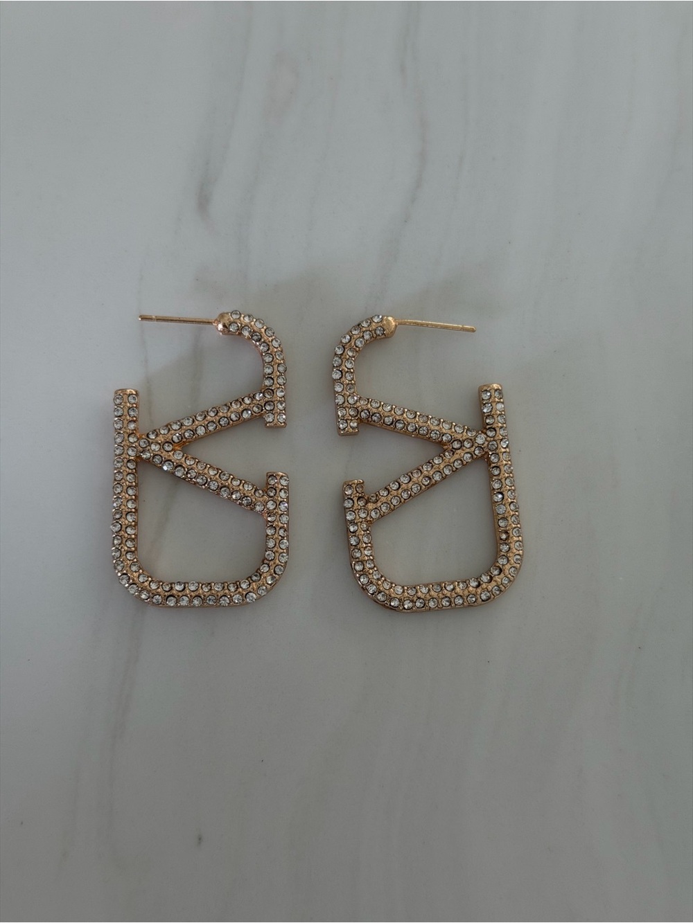 Gold  Tone Drop Earrings